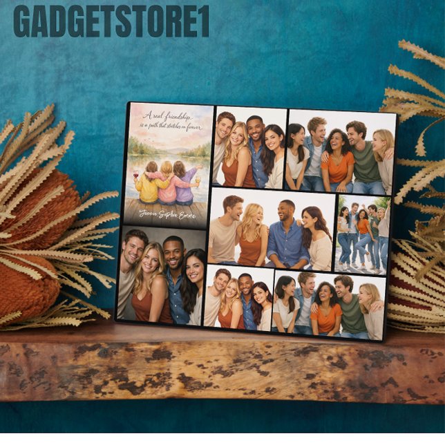 Placa Expositora A True Friendship | Friendship Day | Inspirational (A True Friendship | Friendship Day | Inspirational Plaque
)