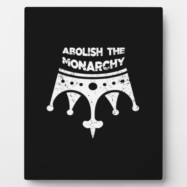 Placa Expositora Abolish Anti No Kings In America Bumper Classic (Frente)