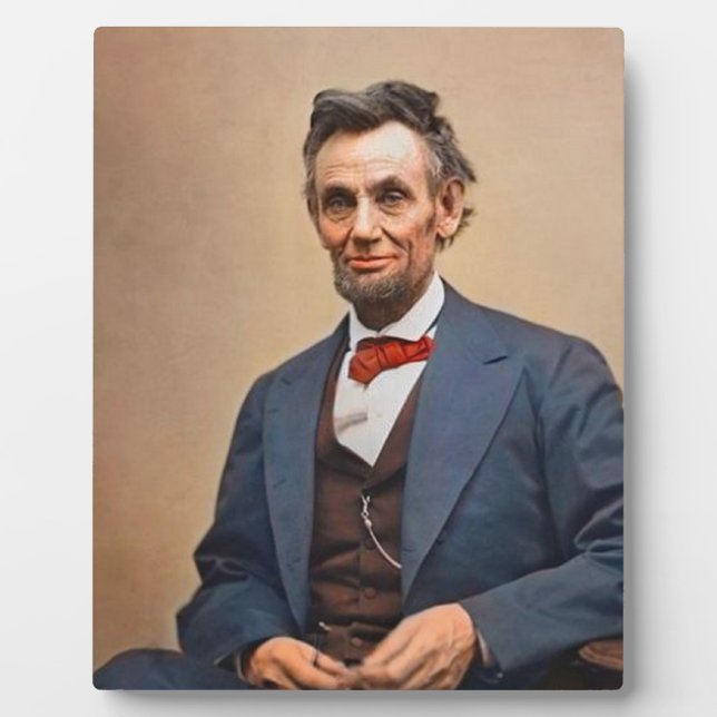 Placa Expositora Abraham Lincoln (Frente)