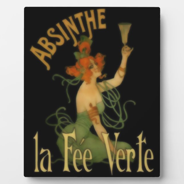 Placa Expositora Absinthe La Fee Verte (Frente)