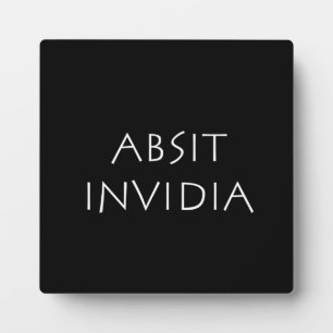Placa Expositora Absit invidia