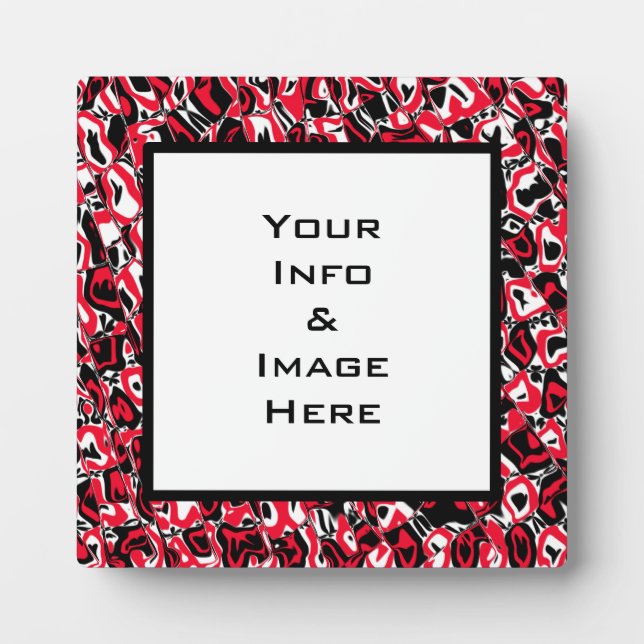 Placa Expositora Abstract Mosaic (Frente)