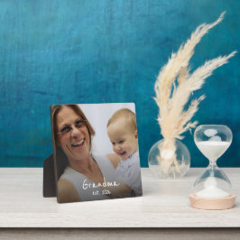 Placa Expositora Abuela Est. escritura blanca 3 foto