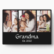 Abuela Personalizada Establecida Collage de 3 Foto
