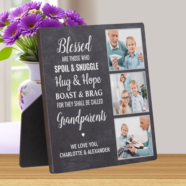 Placa Expositora Abuelitos rusos bendecidos personalizados 3 foto (Subido por el creador)