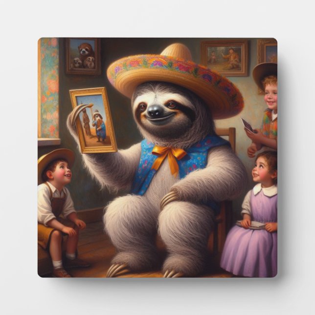 Placa Expositora Abuelo de Sloth (Frente)