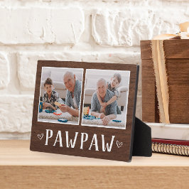 Placa Expositora Abuelo ruso de Pawpaw fotográfico