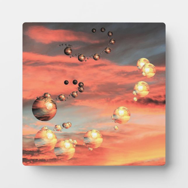 Placa Expositora Abundan los planetas (Frente)