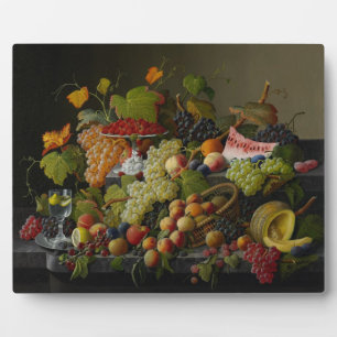 Placa Expositora Abundant Fruit, 1858 (oil on canvas)