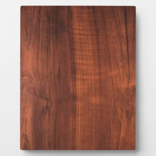 Placa Expositora Acabado WALNUT Wood COMPRAR BLANK Blanc + TEXTO