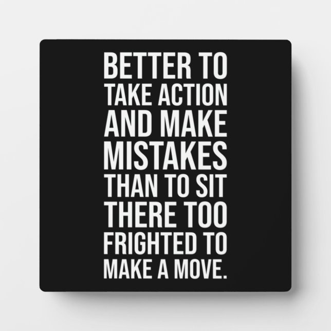 Placa Expositora Acción - Gimnasio, rival, éxito, motivación (Frente)