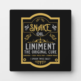 Placa Expositora Aceite salvaje de serpiente occidental