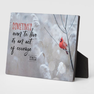 Placa Expositora Acto de coraje