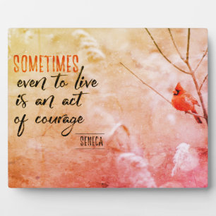 Placa Expositora Acto de coraje