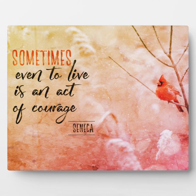 Placa Expositora Acto de coraje (Frente)