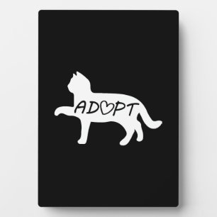 Placa Expositora Adoptar gato