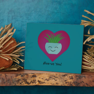 Placa Expositora Adorablemente gracioso Aloeve You Aloe