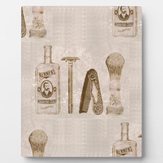 Placa Expositora afeitado de hombres (Frente)