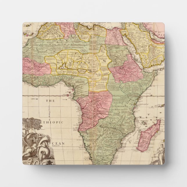 Placa Expositora África alrededor de 1725 (Frente)
