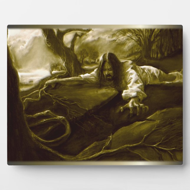 Placa Expositora Agonía de Jesucristo en el Jardín de Getsemane (Frente)