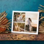 Placa Expositora Agrega Tu Propio Collage De 3 Fotos Personalizadas<br><div class="desc">Este diseño impreso Minimal Personalizado Agrega Tu Propio Collage De 3 Fotos en una Placa que se puede personalizar con tu texto. Por favor, haz clic en el botón "Personalízalo" y utiliza nuestra herramienta de diseño para modificar esta plantilla. ¡Consulta la tienda de Diseño Gráfico para otros productos que coincidan...</div>