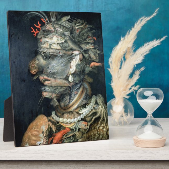 Placa Expositora Agua, (aceite sobre lienzo), Arcimboldo, Giuseppe (Lado)