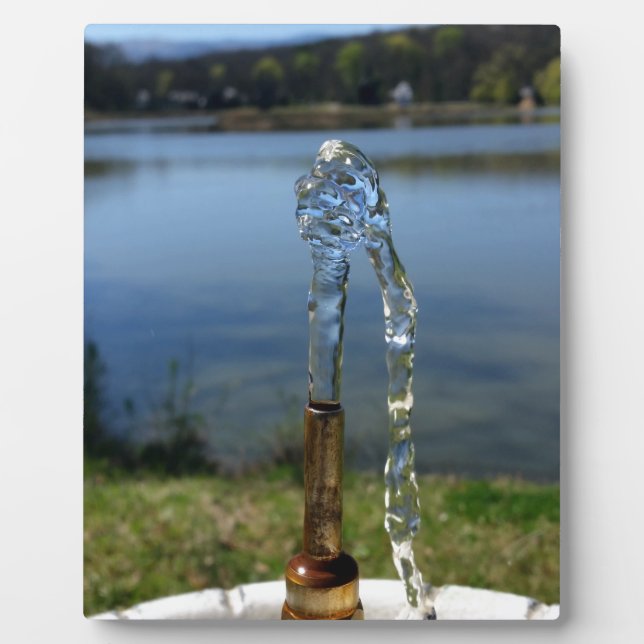 Placa Expositora agua potable (Frente)