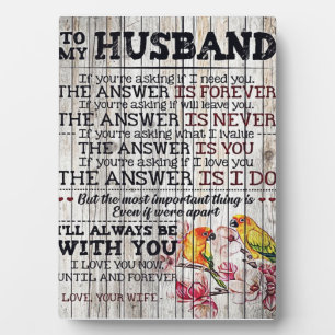 Placa Expositora Al Regalo De Mi Hombre, Regalo Personalizado A Mi