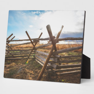 Placa Expositora Alambre ferroviario dividido en Gettysburg