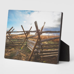 Placa Expositora Alambre ferroviario dividido en Gettysburg