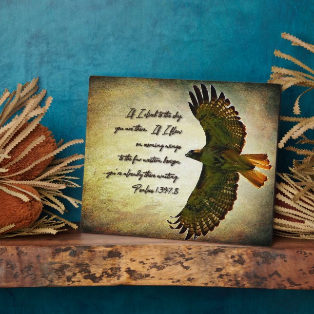 Placa Expositora Alas de la mañana Inspiradora (Lado)