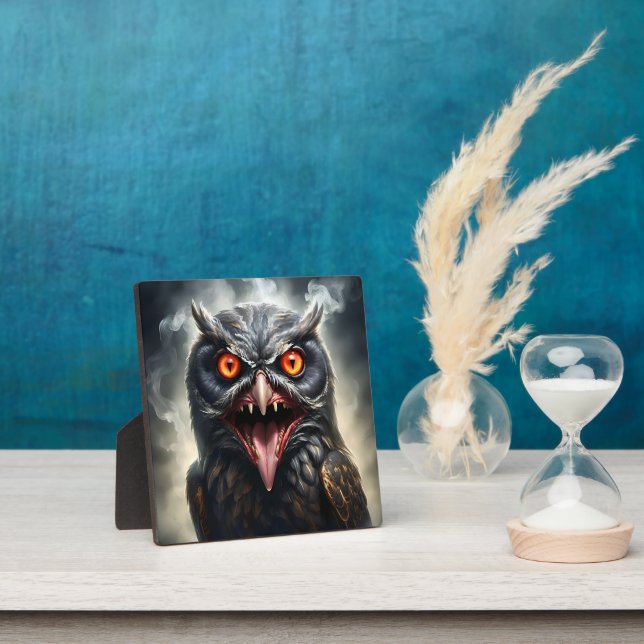 Placa Expositora "Alas Pesadillas: La Lechuza de Vampiro Falgada" (in situ)