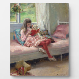 Placa Expositora Albert Edelfelt - Buenos amigos