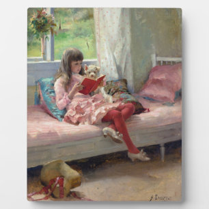 Placa Expositora Albert Edelfelt - Buenos amigos