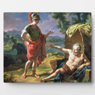 Placa Expositora Alejandro y Diógenes, 1818 (aceite sobre lienzo)