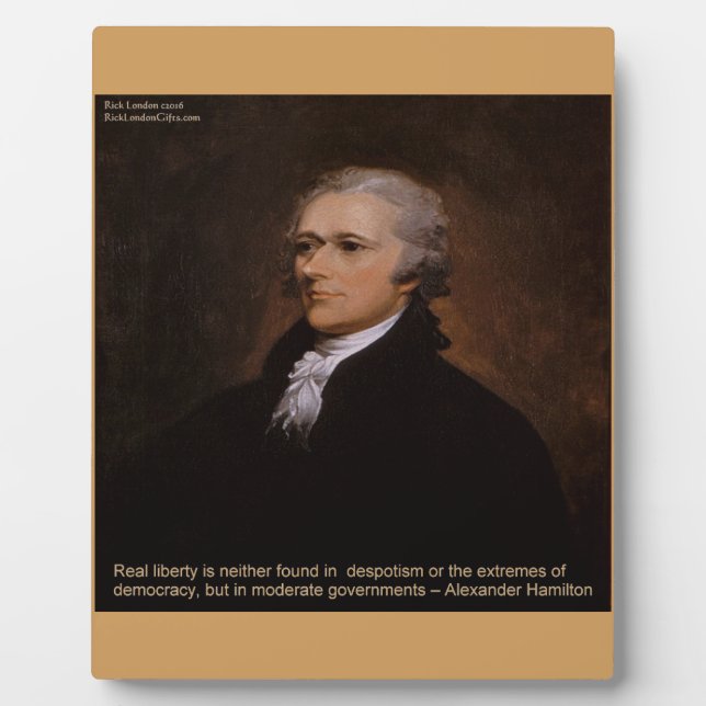Placa Expositora Alexander Hamilton Gifts (Frente)