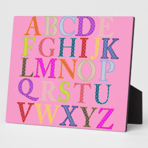 Placa Expositora Alfabeto