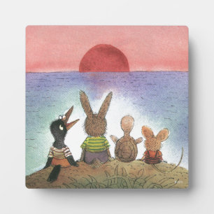 Placa Expositora Algo rojo