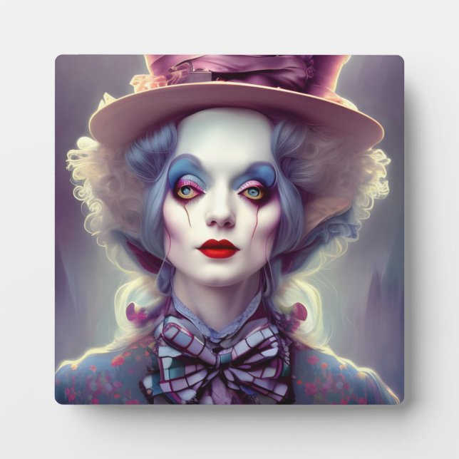 Placa Expositora Alice ES el sombrerero (Frente)