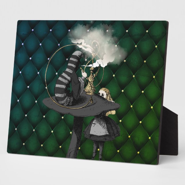 Placa Expositora Alice y Caterpillar Wonderland Tabletop (Lado)