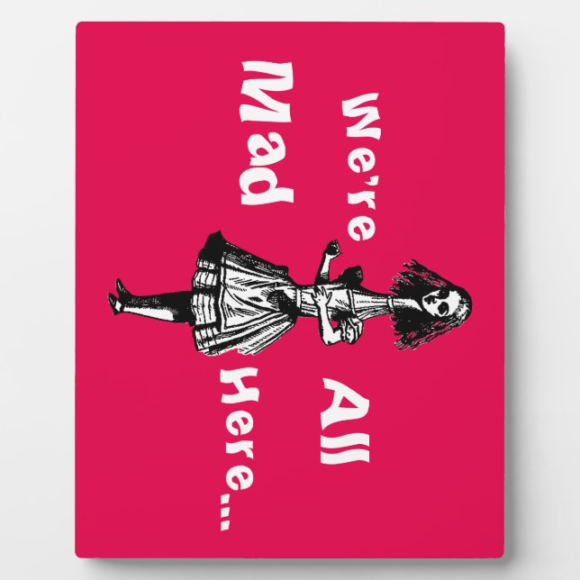 Placa Expositora Alicia extendida en el país de las maravillas (Frente)