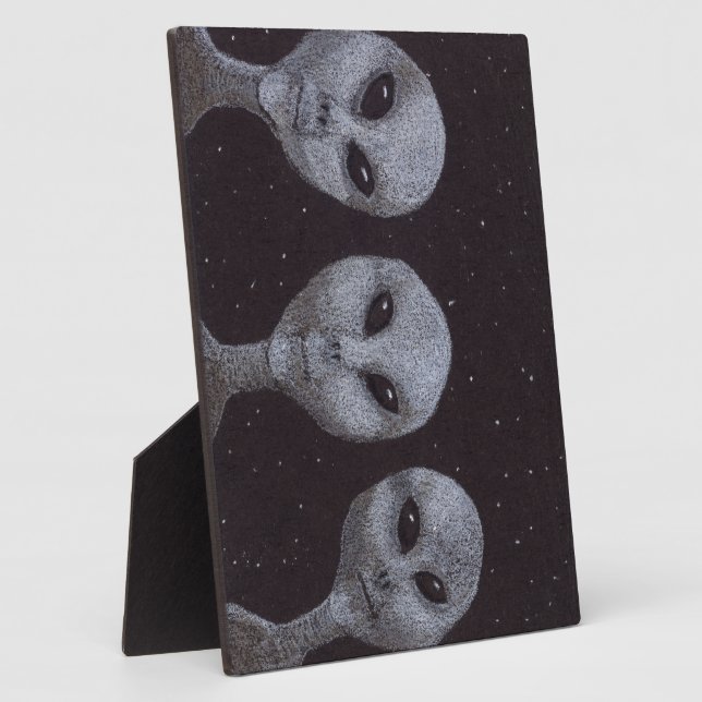 Placa Expositora Alien Grays (Lado)