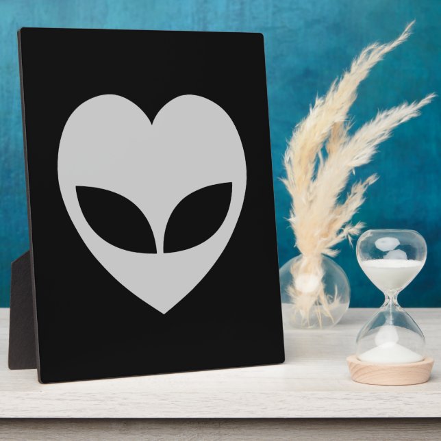 Placa Expositora Alien Love Heart Plaque (Lado)
