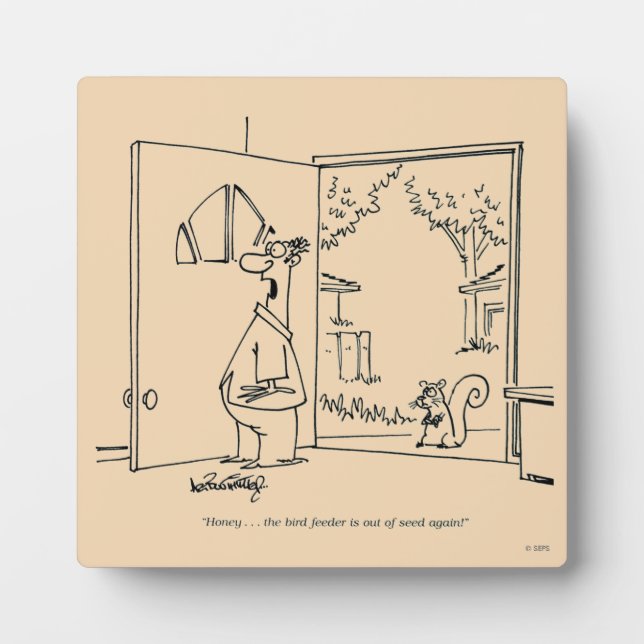 Placa Expositora Alimentador de pájaros vacío 2 (Frente)