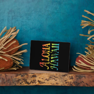 Placa Expositora Aloha Hawaii