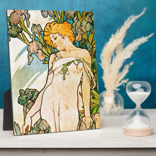 Placa Expositora Alphonse Mucha - Iris WB