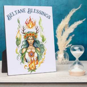 Placa Expositora Altar de Sabbat Floral de la Diosa del Verano del