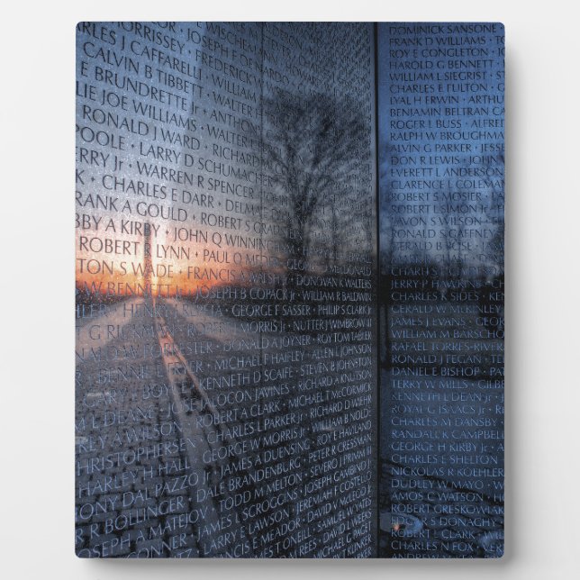 Placa Expositora Amanecer conmemorativo en Vietnam (Frente)