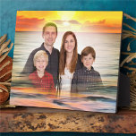 Placa Expositora Amanecer familiar 1738<br><div class="desc">Pintura de la colección "Banderas Bay Sunset 1738" Personalice en la página del producto o haga clic en el botón "Personalizar" para más opciones de diseño. Diseño creado a partir de mi pintura "Banderas Bay Sunset 1738" que capta una hermosa puesta de sol en Puerto Vallarta en la bahía de...</div>