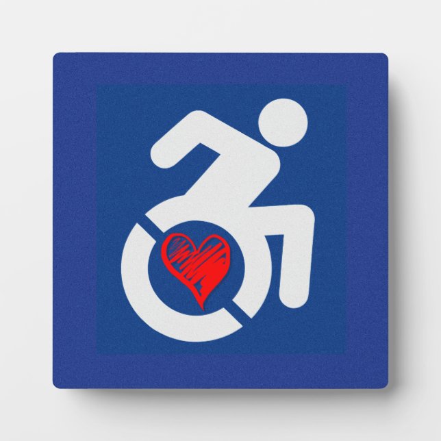 Placa Expositora Amar a los discapacitados (Frente)